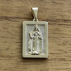Pingente Nossa Senhora Rainha banho de ouro amarelo