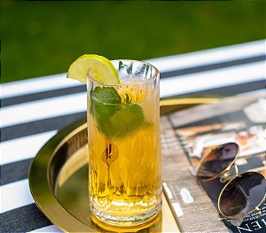 COPO POLICARBONATO HIGH TECH INQUEBRÁVEL  LONGDRINK - 148 H X 75 MM - 400 ML - COR TRANSPARENTE - LINHA CLUB 8