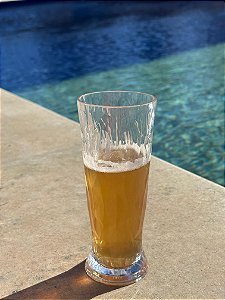 COPO POLICARBONATO HIGH TECH INQUEBRÁVEL CERVEJA - 177 H X 74 MM - 300 ML - COR TRANSPARENTE - LINHA CLUB 10
