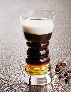 JOGO 6 COPOS VIDRO CAFÉ / COQUETEL - 136 H X 67,5 / 67,5 DIAM MM - 220 ML - LINHA BARISTA