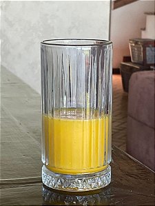 JOGO 4 COPOS VIDRO LONGDRINK - 145 H X 72 DIAM MM - 365 ML - LINHA ELYSIA
