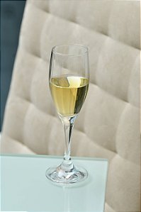 JOGO 6 TAÇAS CRISTAL CHAMPAGNE / COQUETEL / ESPUMANTE - 181 H X 61 DIAM MM - 142 ML  - LINHA MONDIAL