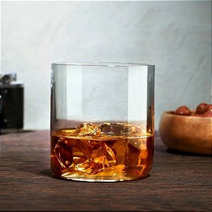 JOGO 4 COPOS CRISTAL WHISKY DOF - 88 H X 82 DIAM MM - 390 ML - NUDE FINESSE