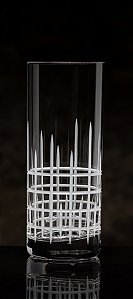 JOGO 6 COPOS CRISTAL LAPIDADO - 405 ML - LONGDRINK - 165 H x 66 D MM - LINHA MANHATTAN