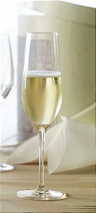 JOGO 6 TAÇAS CRISTAL CHAMPAGNE / ESPUMANTE - 195 ML  - 221 H X 68 DIAM MM - LINHA EVENT