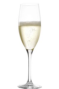 JOGO 6 TAÇAS CRISTAL- 240 ML - CHAMPAGNE / ESPUMANTE - 217 H X 65 DIAM MM -  LINHA CLASSIC LONG LIFE