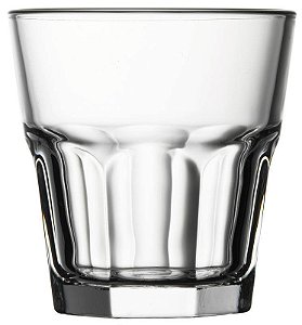 JOGO 6 COPOS VIDRO TEMPERADO SUCO / AGUA 82.5 H X 79 DIAM MM - 208 ML - CASABLANCA