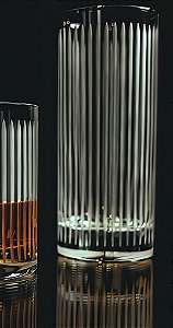 JOGO 6 COPOS CRISTAL LAPIDADO - 405 ML - LONGDRINK - 165 H x 66 D MM - LINHA SOHO