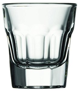 JOGO 6 COPOS VIDRO LICOR / SHOT / VODKA 55 H X 48 DIAM MM – 36 ML - LINHA CASABLANCA
