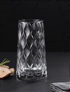 JOGO 6 COPOS VIDRO LONGDRINK 150 H X 83 DIAM MM - 450 ML - LINHA LEAFY