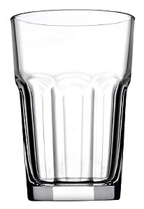 JOGO 6 COPOS VIDRO TEMPERADO LONGDRINK  122 H X 83 DIAM MM - 355 ML - LINHA CASABLANCA