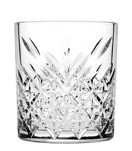 JOGO 6 COPOS VIDRO WHISKY / DRINKS 96 H X 85.5 DIAM MM - 345 ML - LINHA TIMELESS