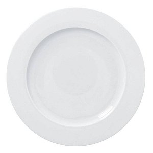 JG/ 4 PRATOS PORCELANA REDONDO DE MESA BRANCO POLARIS  - 27 CM - LINHA ACCESS