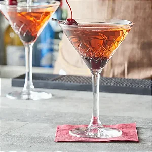 JOGO 6 TAÇAS VIDRO MARTINI / COQUETEL 172 H X 116 DIAM MM - 230 ML - LINHA TIMELESS