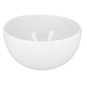 TIGELA / SALADEIRA PORCELANA COM RELEVO - 14 DIAM X 5,5 CM H - 480 ML - LINHA ANNA