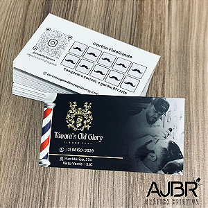 Cartão de Visita em Couché Brilho 4x1