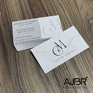 Cartão de Visita em Couché Brilho 4x4