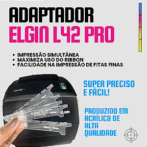 KIT ADAPTADOR PARA IMPRESSÃO SIMULTÂNEA DE FITAS NA IMPRESSORA ELGIN L42 PRO