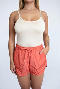 SHORT BÁSICO CURTO FEM CORAL