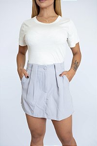 SHORT ALFAIATARIA L&M LILÁS