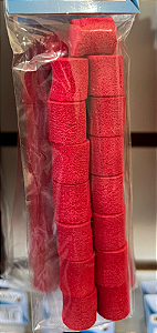 EVA Boias Barão Sem bolear VAZADO 15mm - Vermelho