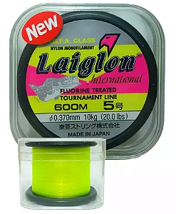 Linha Laiglon Nylon Amarelo 600mts