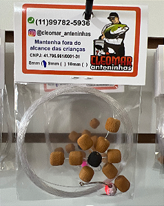 Manhosinho Cleomar 8mm - Mostarda c/preto