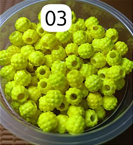 Miçanga do Lek - Abacaxi Amarelo Flo