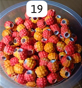 Miçanga do Lek - Abacaxi Laranja/laranja florescente