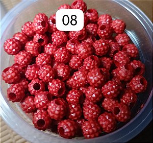 Miçanga do Lek - Abacaxi Vermelho cereja