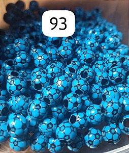 Miçanga do Lek - Bola de futebol Azul