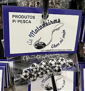 Miçangas As Matadeira - Bola de futebol Branca/preta