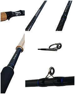 Lançamento VARA ROBUSTA 2,44 - JR PESCA 2 partes