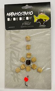 Manhosinho Borboleta TEAM DINIZ - Caramelo com Bege