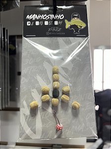 Manhosinho Borboleta TEAM DINIZ 8mm e 10mm - Caramelo com Bege Cor 7