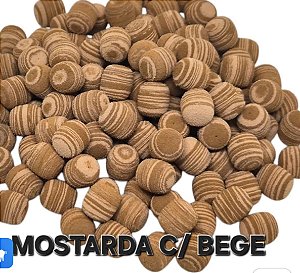 EVA Magrão Sem Bolear 15 unidades -Mostarda com Bege