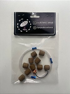 Anteninha Borboleta - Papo de Antena - Marrom ecuro