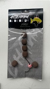 Antena 12mm TEAM DINIZ - Marrom Escuro