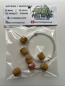 Tato Antenas ( Victinho Pescas) - Antena Especial Cortadinho Mescladinho 12 MM