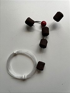 Anteninha do Roger - Especial para Corrego das Antas - Marrom Cortadinho 14mm