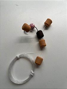 Anteninha do Roger - Especial para Corrego das Antas - Café com leite cento preto Cortadinho 14mm