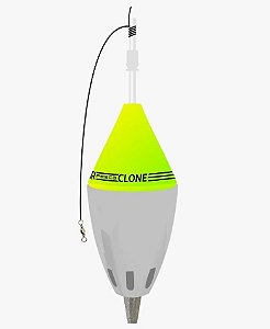 BOIA CEVADEIRA CLONE JR PESCA - COPO TRANSPARENTE