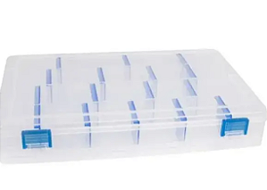 Estojo saint p/isca bait box hs314 - SAINT PLUS - COM DIVISORIAS PARA E.V.A MIÇANGA