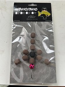 Anteninha 10mm TEAM DINIZ - Marrom escuro