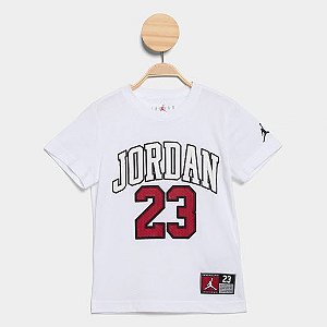 Camiseta Infantil Masculina Nike Jordan Algodão Estampada