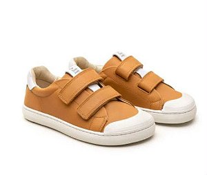 Tênis Infantil em Couro Extra Macio com Velcro Duplo