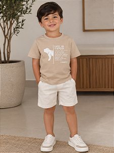 Camiseta Infantil Masculina Charpey Suedine Estampa Clássica
