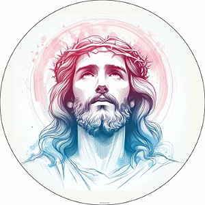 Painel de festa, JESUS, Em Micro Fibra Premium 3D !!!