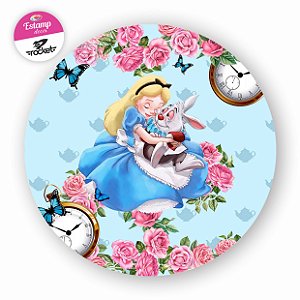 Painel ALICE redondo, em Tecido Premium!!