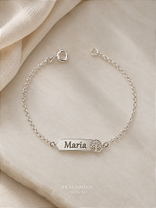 Pulseira personalizada chapa árvore da vida